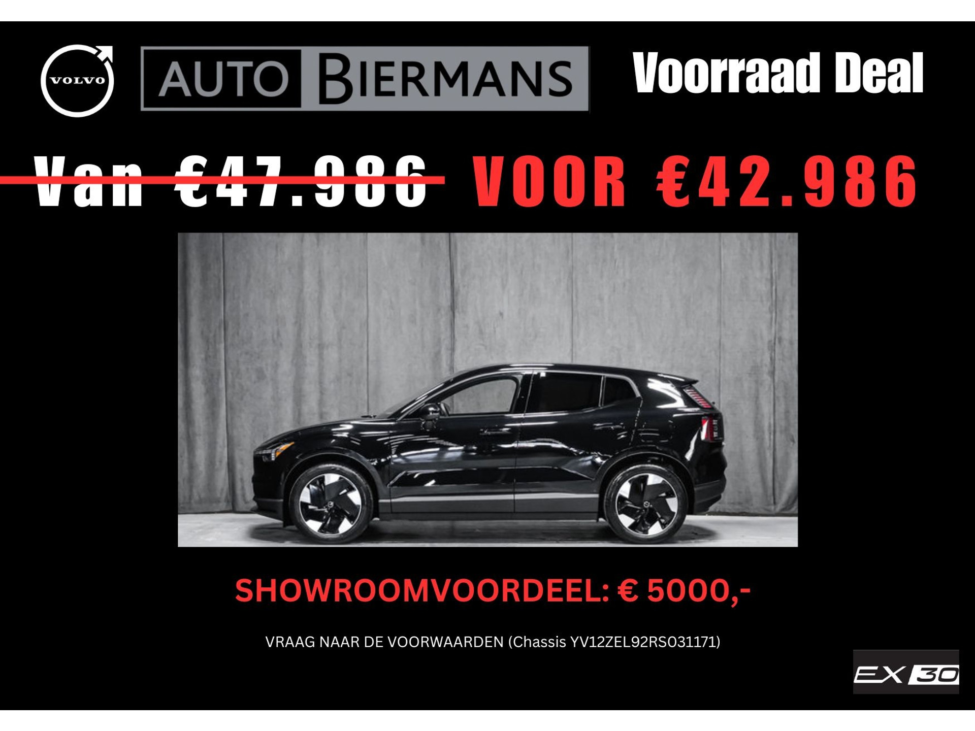 Volvo Ex30 Single Motor Extended Range 272pk Plus | DEMO | DIRECT LEVERBAAR | Pine Interieur | Get.ramen